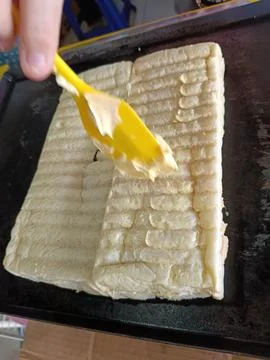 View of toast in progress Stock Photos