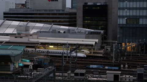 View from Tokyo🇯🇵 🗼Central Railway Station, Chiyoda. ( Part 3 ) Stock Footage