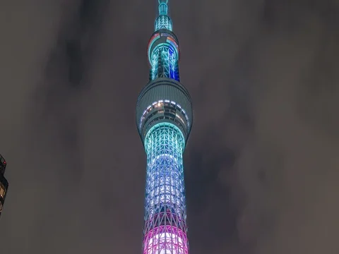 View of Tokyo Sky Tree Stock-Footage 72703361