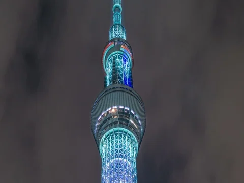 View of Tokyo Sky Tree Stock-Footage 72703730