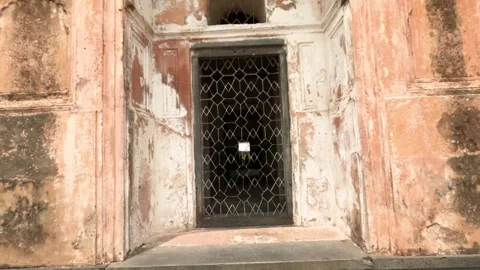 View of Tombs inside Lalbagh kella which is built by Mughal Stock Footage 280452697