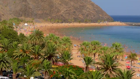 View from top on beach Video stock 70194627