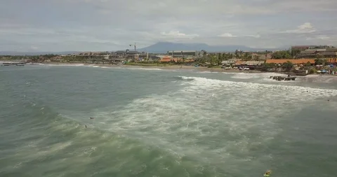 View from the top of the beautiful coastline of the Caribbean Sea Stock Footage 109090375