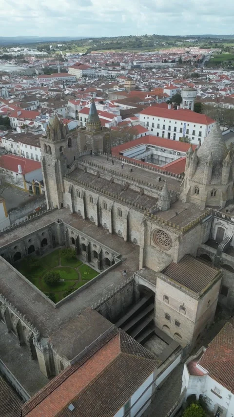 View from the top of the cathedral Stock Footage 299129500