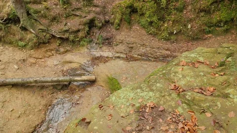 View Top Down From a Rock Manyava Skete Ivano-Frankivsk John the Baptizer Day Stock Footage 71634260