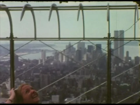 A view from the top of Empire State Building (New York, 1977) Stock Footage 220603063