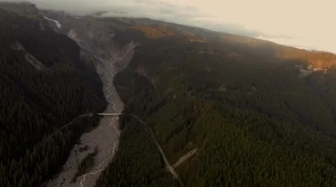 View from the top of a  forest Video stock 42526213