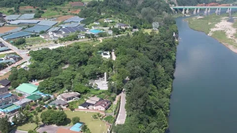  view from the top of the hill Video stock 310215993