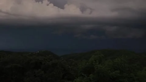 View from the top of the hill Stock Footage 316946690