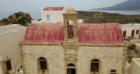 View from the top of the monastery Stock Footage 98645021