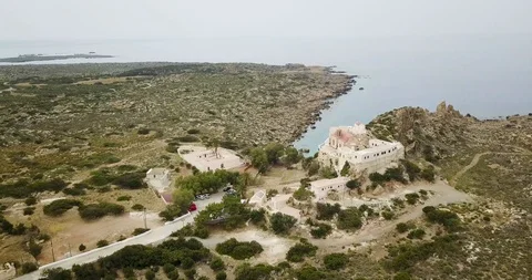 View from the top of the monastery Stock Footage 98645058