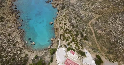 View from the top of the monastery Stock Footage 98645080
