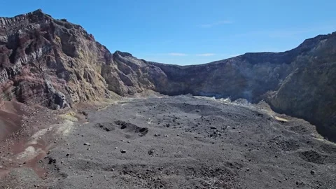 View from the top of Mount Agung, Bali, Indonesia. Stock Footage 280188067