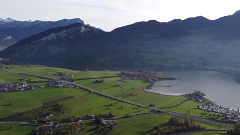 View from the top of the mountain 库存影片 142466278