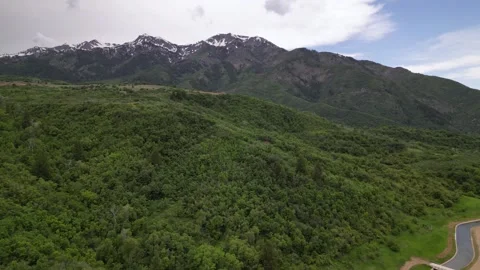 View from the top of the mountain Stock Footage 248123140