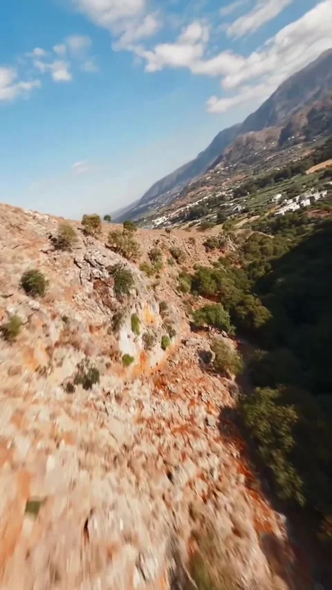 View from the top of the mountain Stock Footage 273144575