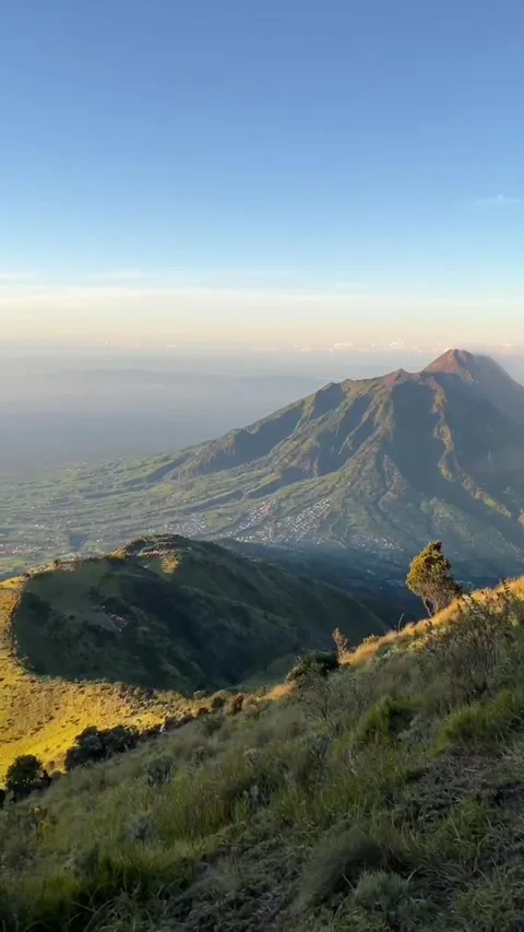 View from the top of mountain Stock Footage 280996130