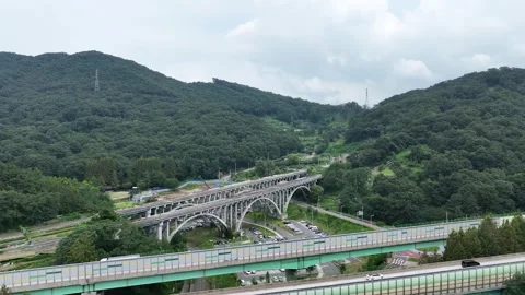 View from the top of the mountain Video stock 303551249