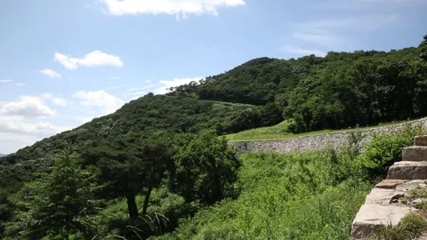 View from the top of the mountain Video stock 310215961