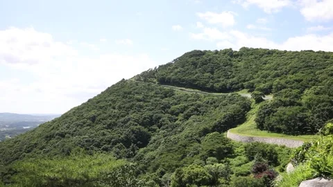 View from the top of the mountain Video stock 310215964