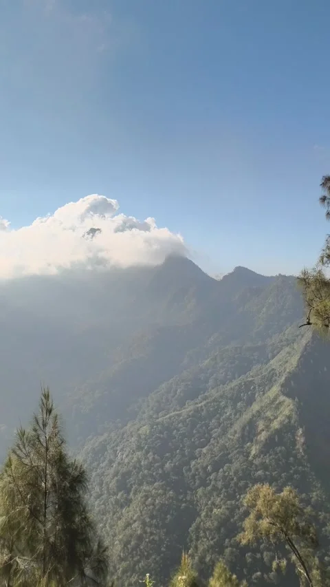 View from the top of mountain Stock Footage 339385324