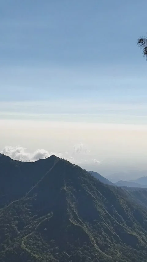View from the top of mountain Stock Footage 339385505