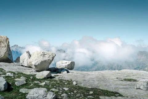 View from the top of the mountain Stock Photos