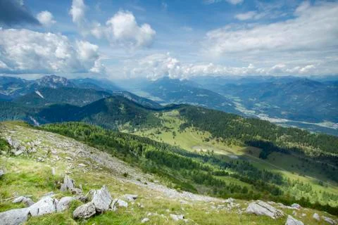 View from the top of the mountain 写真素材