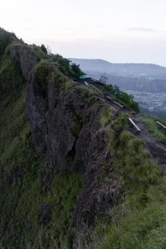 View from the top of mountain. Stock Photos