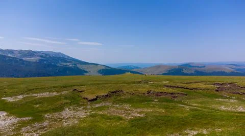 View from the top of the mountain Stock Photos