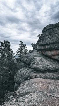 View from the top of the mountain Stock Photos