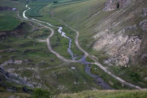 View from the top. Stock Photos