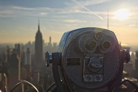 View from the Top of The Rock Stock Photos