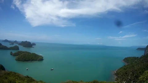 View on top of Samui Island, Thailand2 Vídeo Stock 248147048