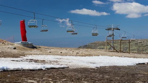 View on top of Serra da Estrela, Portugal Stock Footage 105871948