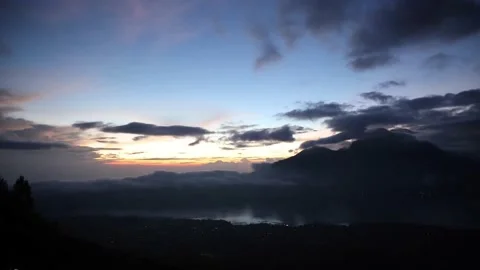 The view from the top of the sunset  is the most beautiful ever 库存影片 238695766