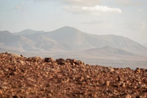 View from the top of a volcano Stock Photos