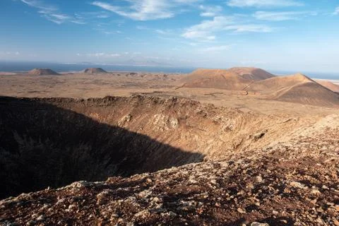 View from the top of a volcano Stock Photos