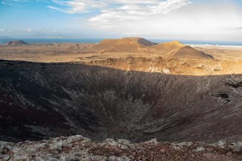 View from the top of a volcano Stock Photos