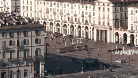 VIEW AT TORINO CITY CENTRE Stock Footage 170249559