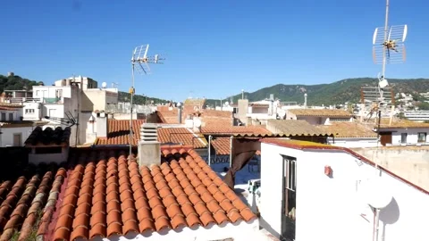 View of Tossa de Mar Stock Footage 143088865