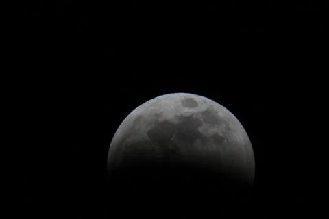 View of a Total Lunar Eclipse Stock Photos