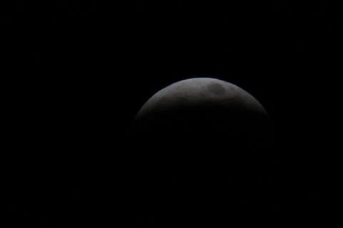 View of a Total Lunar Eclipse Foto stock