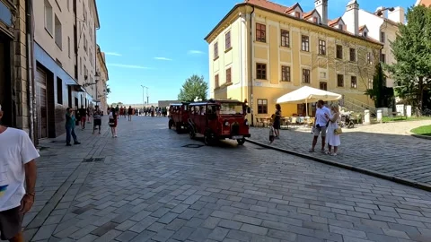 View of a touristic vehicle Stock Footage 249692675
