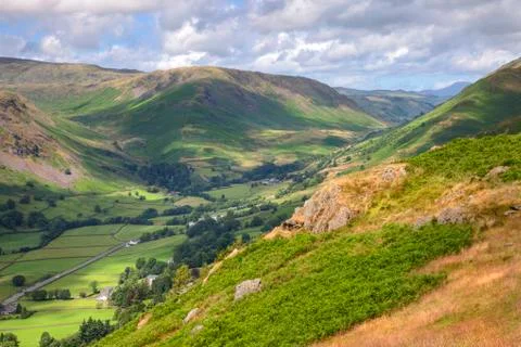 View towards grasmere Stock Photos