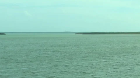 View Towards Key West from Key Largo Rooftop ( HD ) Stock Footage 5165869