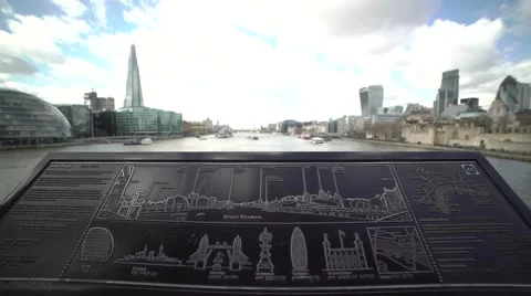 View from the tower bridge Stock Footage 63208530