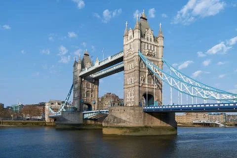 View of Tower Bridge Stock Photos
