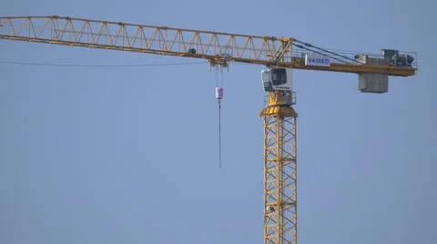 View of a tower crane, Berlin Stock Footage 53061663