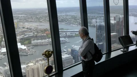 View From The Tower Eye In Sydney, Australia Stock Footage 158970210